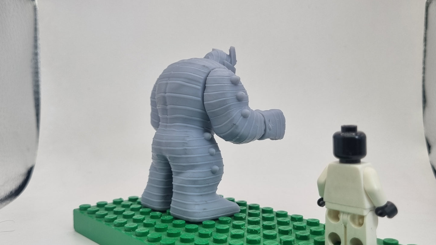 Building toy custom 3D printed vilain bot!