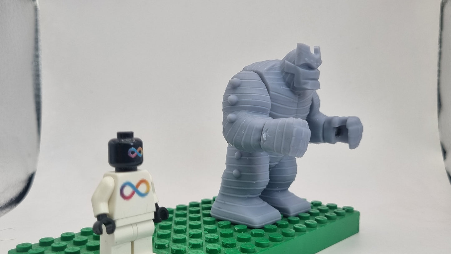 Building toy custom 3D printed vilain bot!