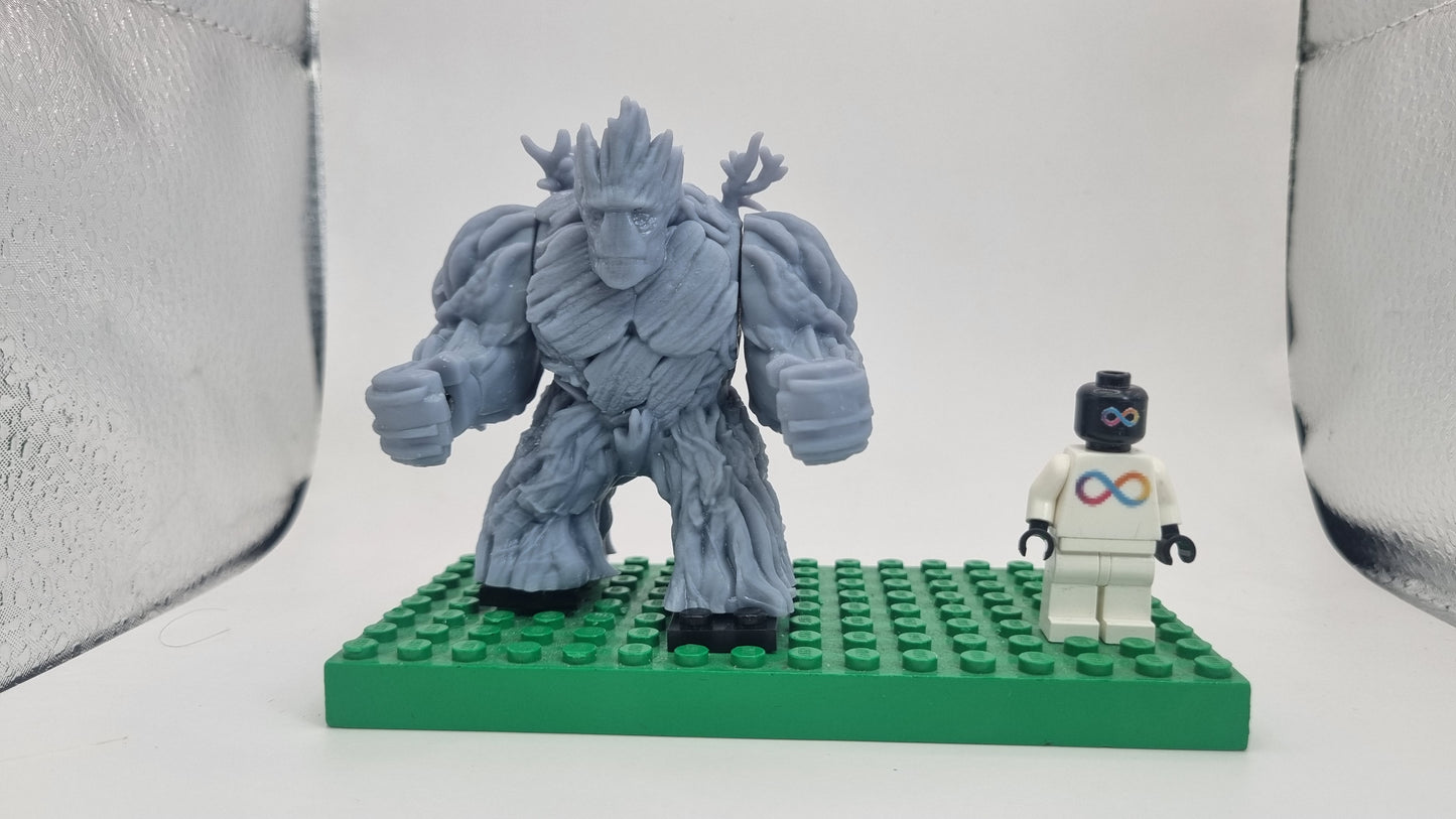 Building toy custom 3D printed superhero tree!