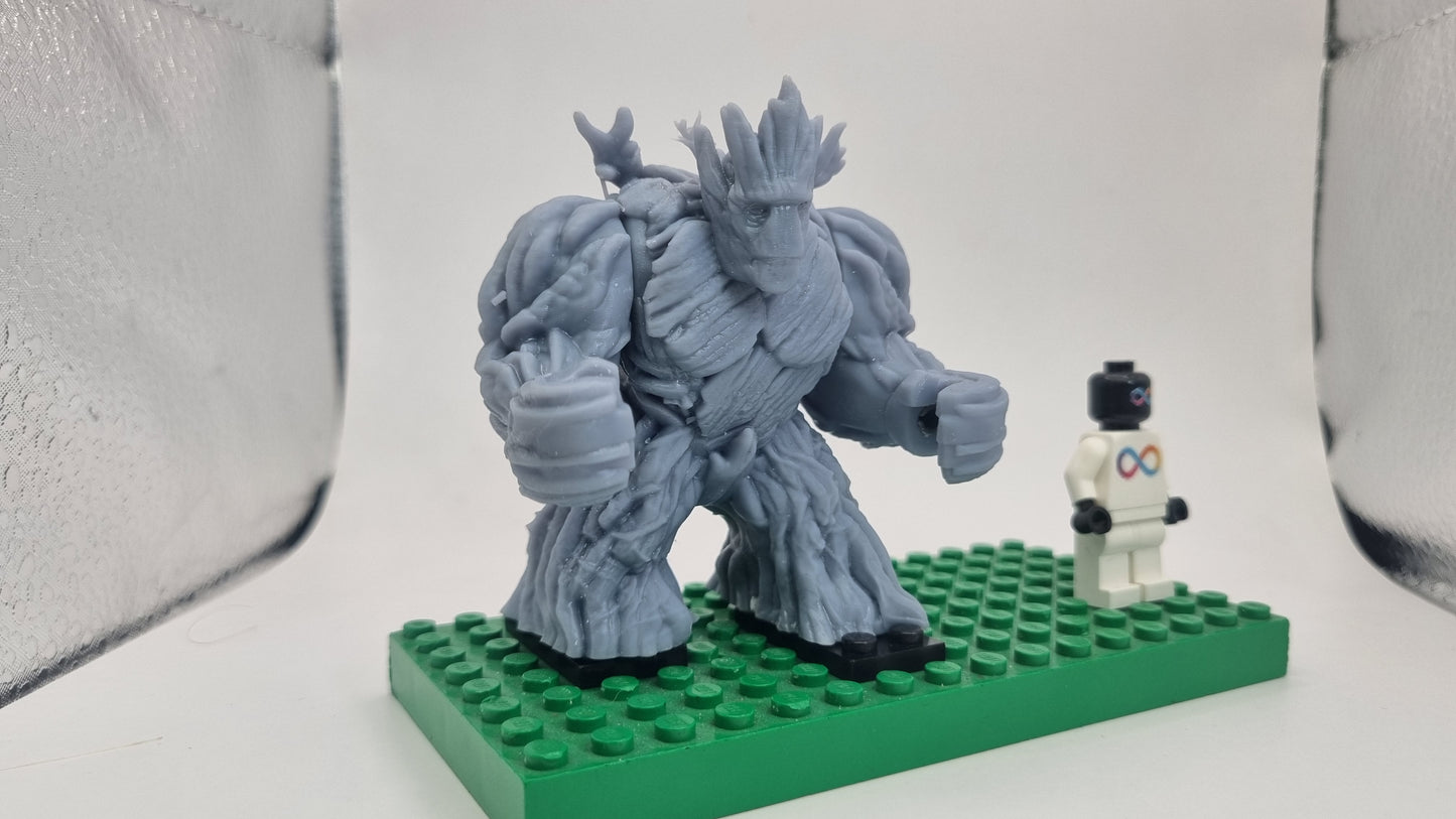Building toy custom 3D printed superhero tree!