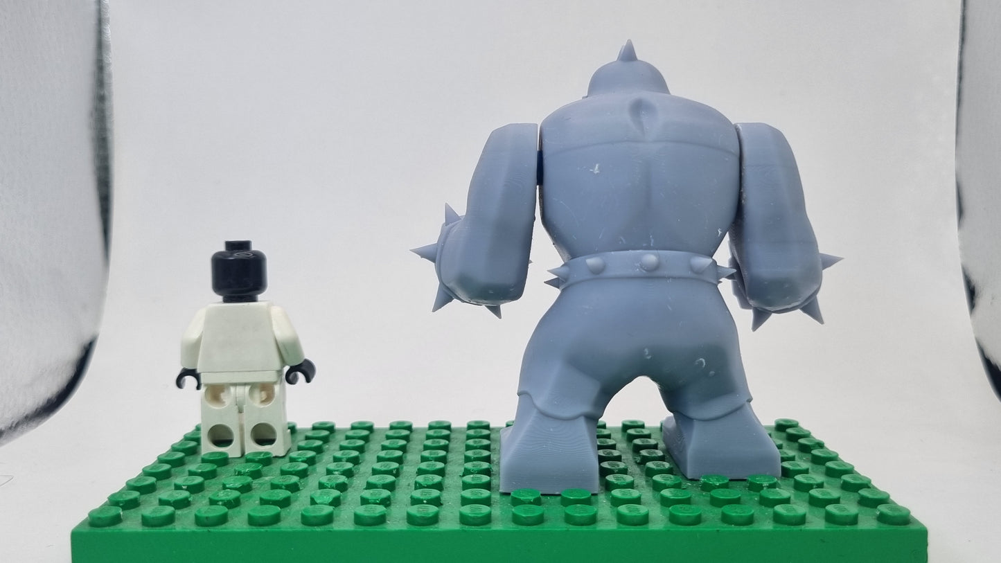 Building toy custom 3D printed super hero leading mutant!
