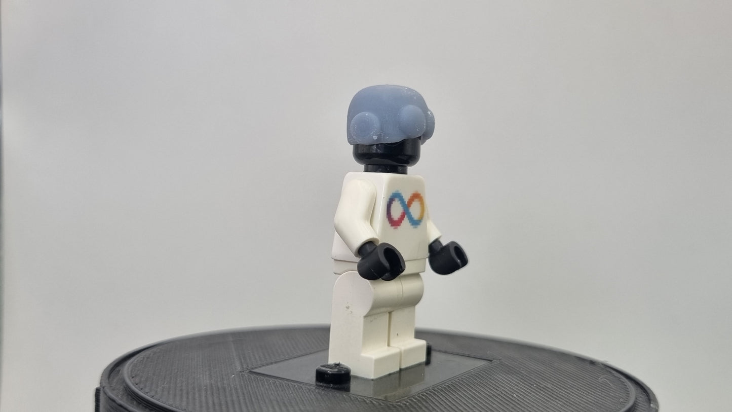 Building toy custom 3D printed super hero glasses helmet!
