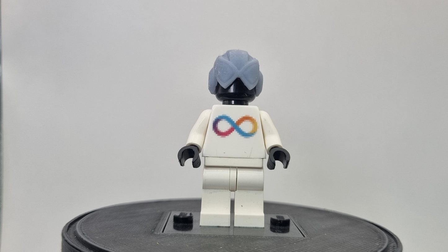 Building toy custom 3D printed super hero with vizors!