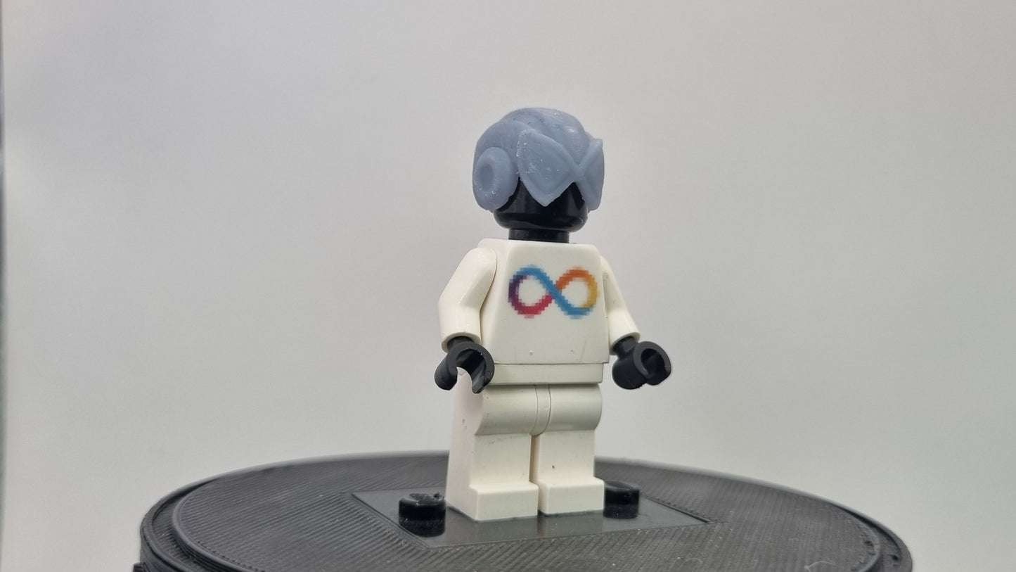 Building toy custom 3D printed super hero with vizors!