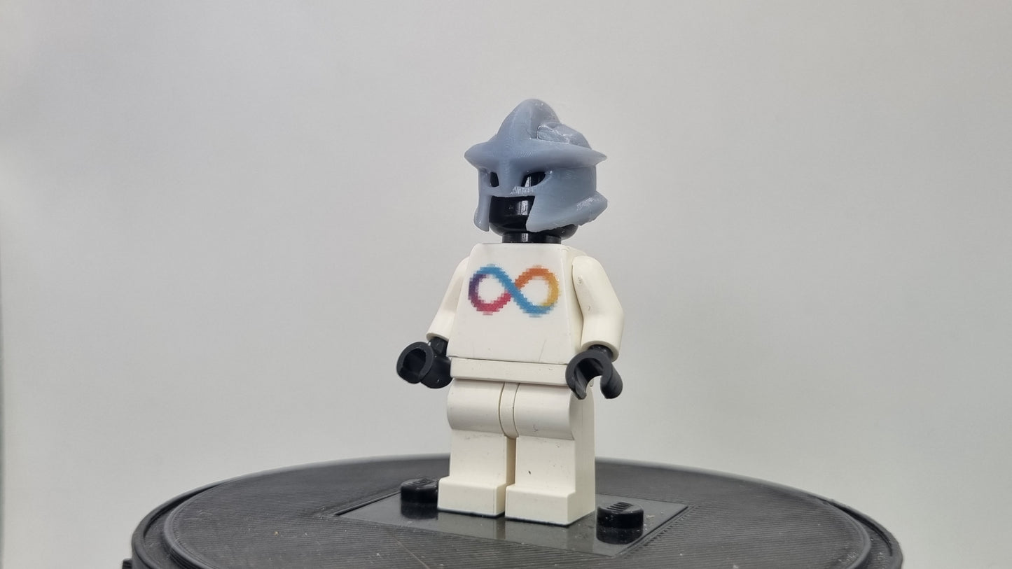 Building toy custom 3D printed super hero intergalactic star bucket helmet!