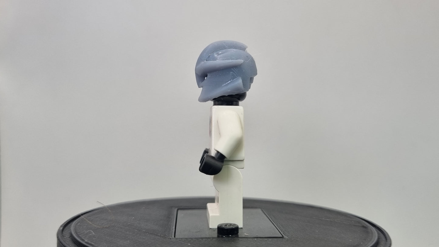 Building toy custom 3D printed super hero intergalactic star bucket helmet!