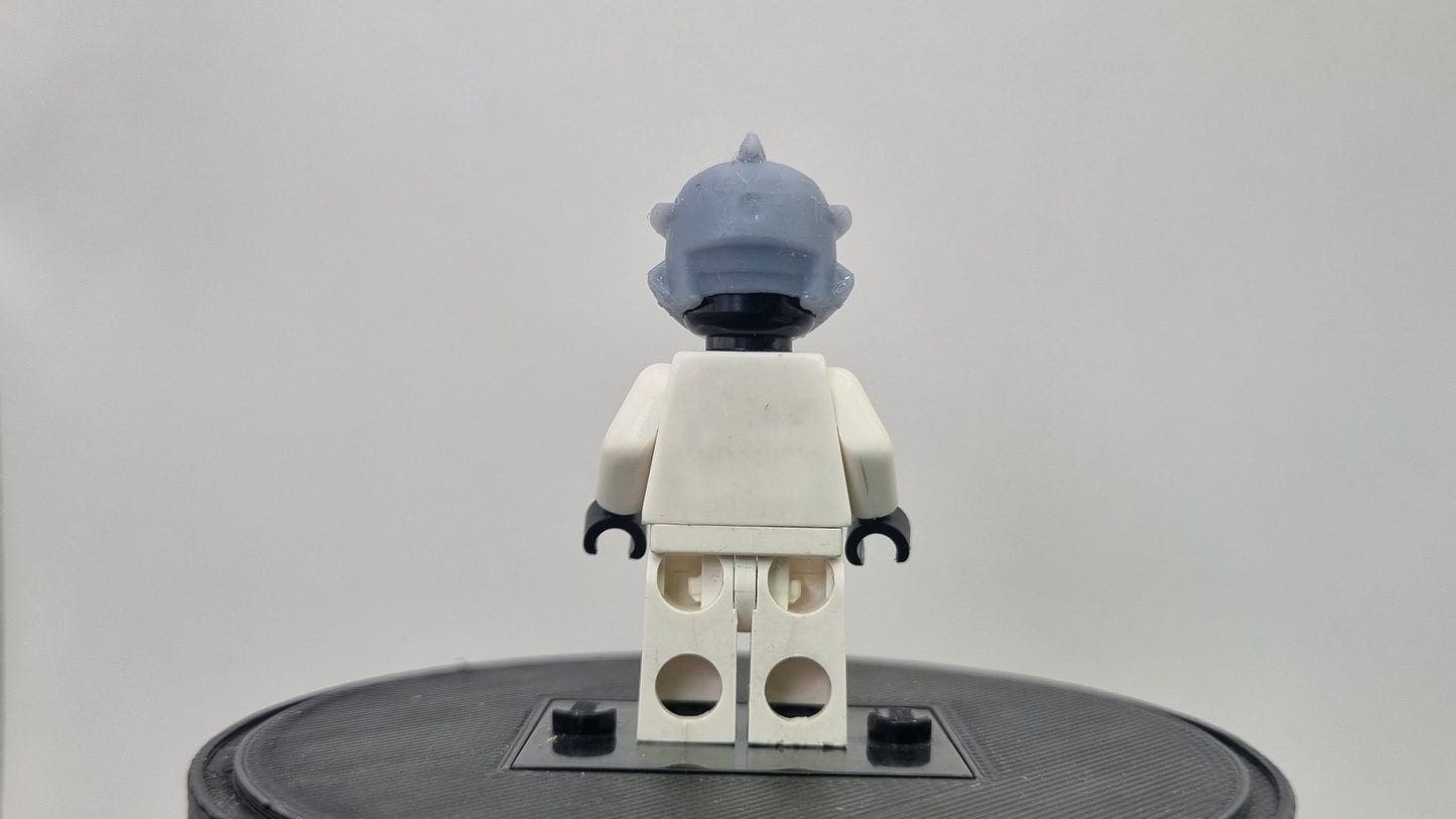 Building toy custom 3D printed super hero intergalactic star bucket helmet!