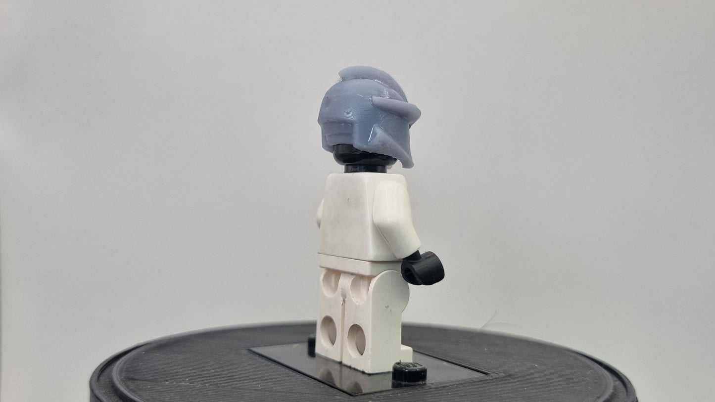 Building toy custom 3D printed super hero intergalactic star bucket helmet!