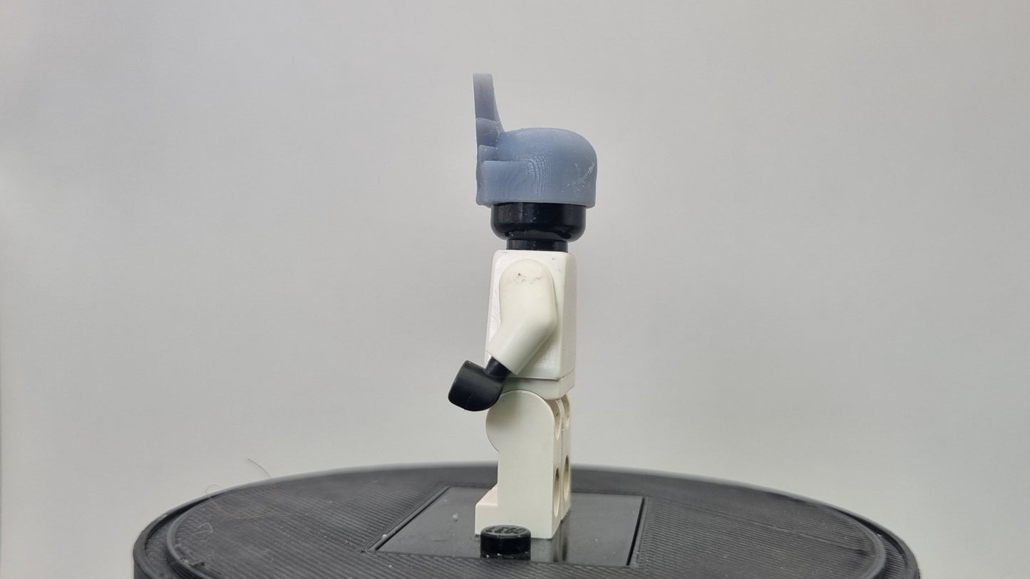 Building toy custom 3D printed super hero ligthing bolt mask!