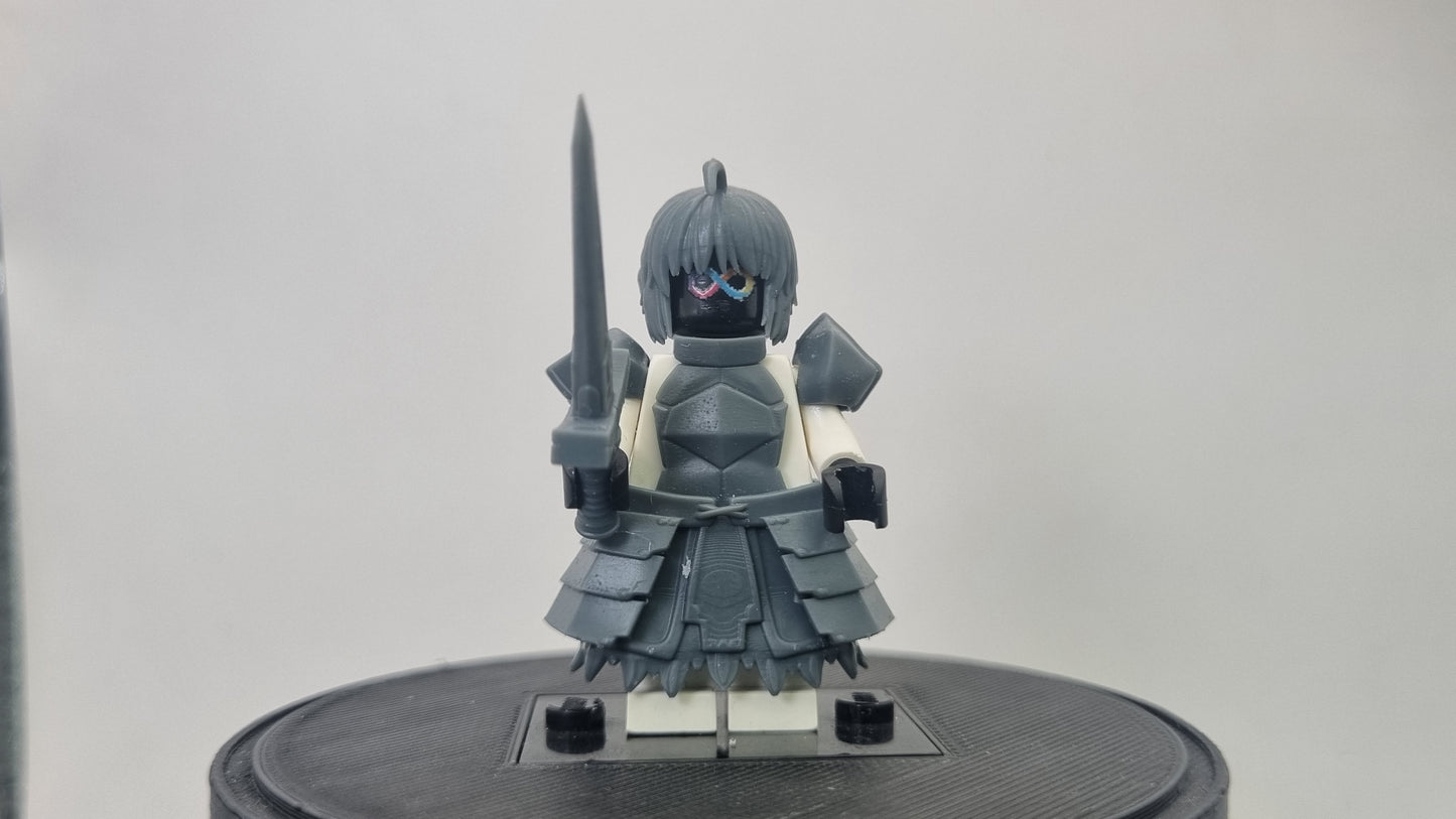Building toy custom 3D printed some one who has faith printed in 12k!