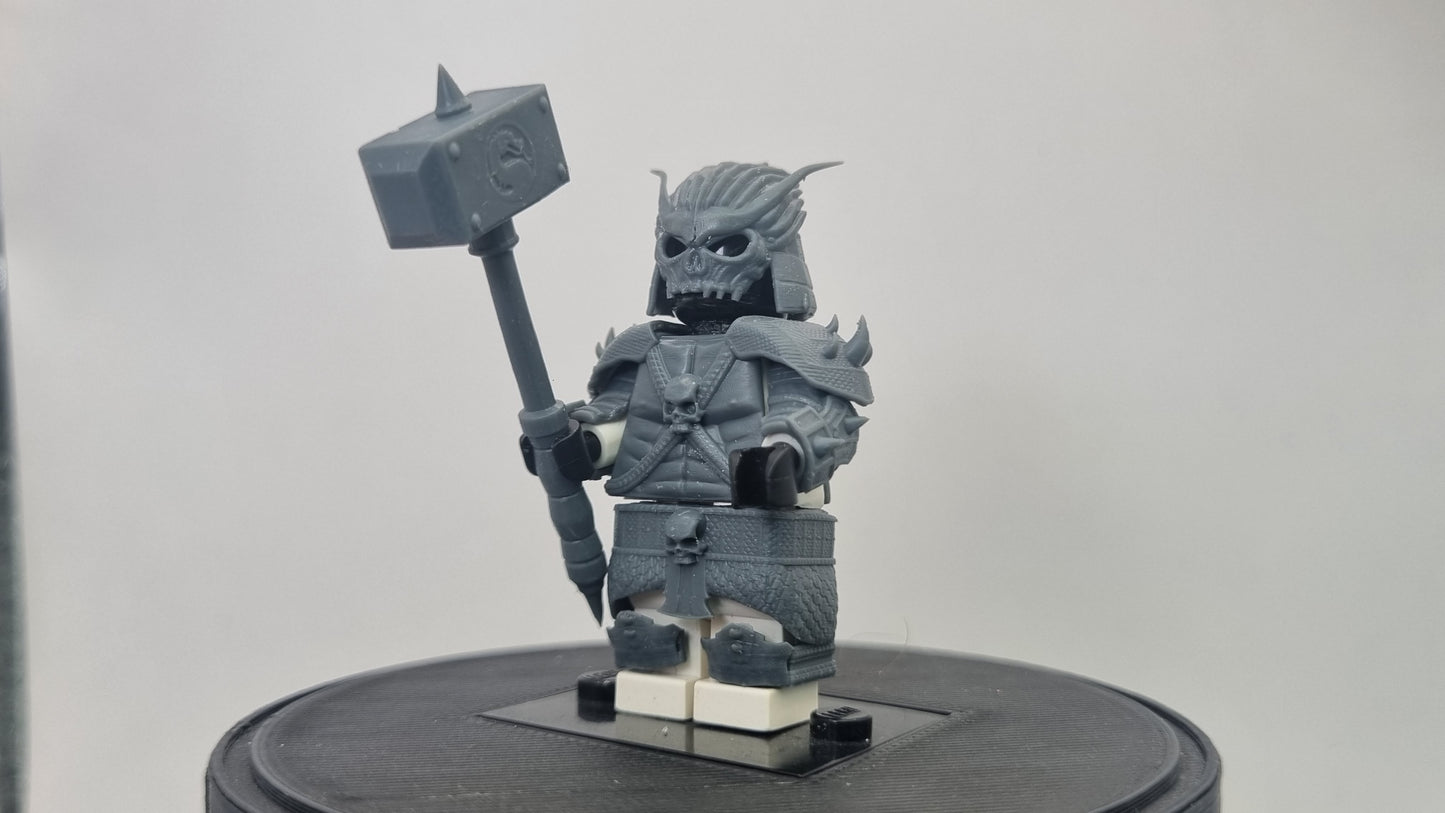 Building toy custom 3D printed kombar ternimant final boss printed in 12k!