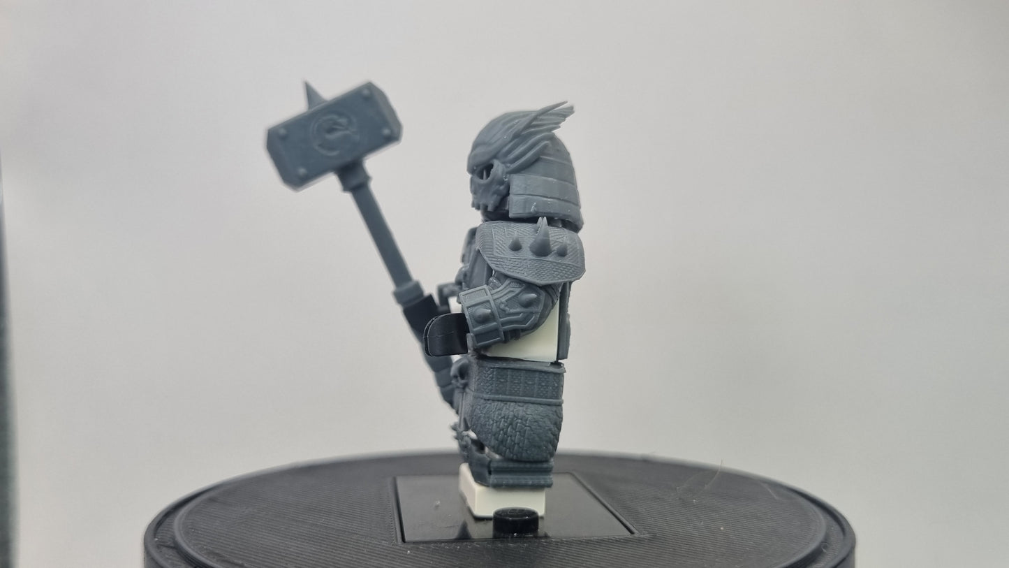 Building toy custom 3D printed kombar ternimant final boss printed in 12k!