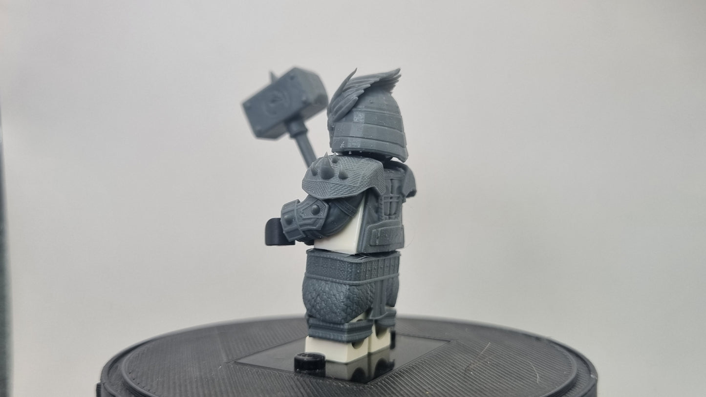 Building toy custom 3D printed kombar ternimant final boss printed in 12k!