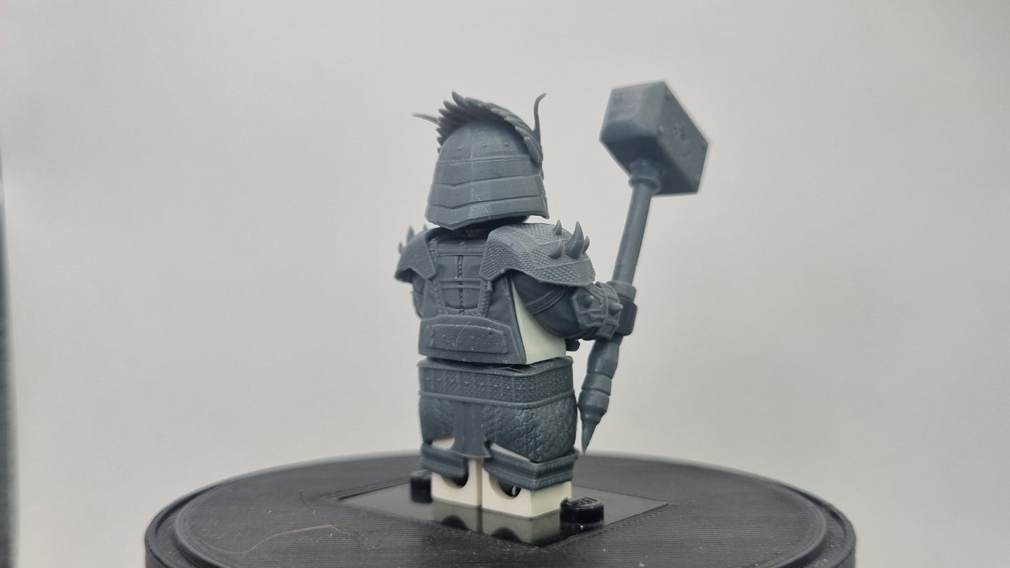 Building toy custom 3D printed kombar ternimant final boss printed in 12k!