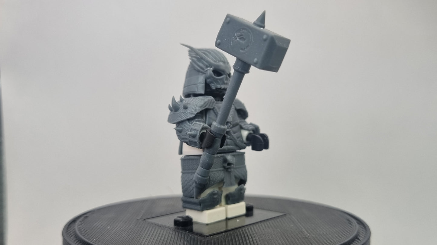 Building toy custom 3D printed kombar ternimant final boss printed in 12k!