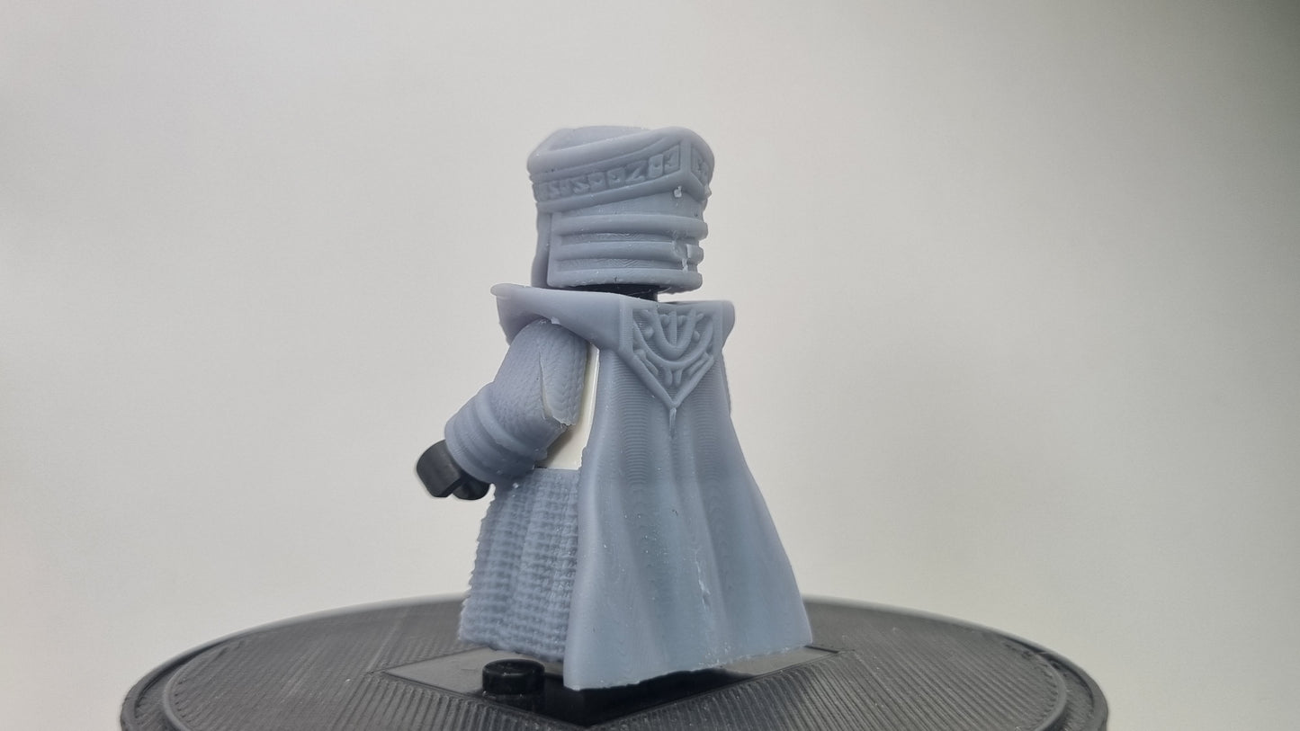 Building toy custom 3D printed one of the 9 survants of the dark lord with pointy hat!