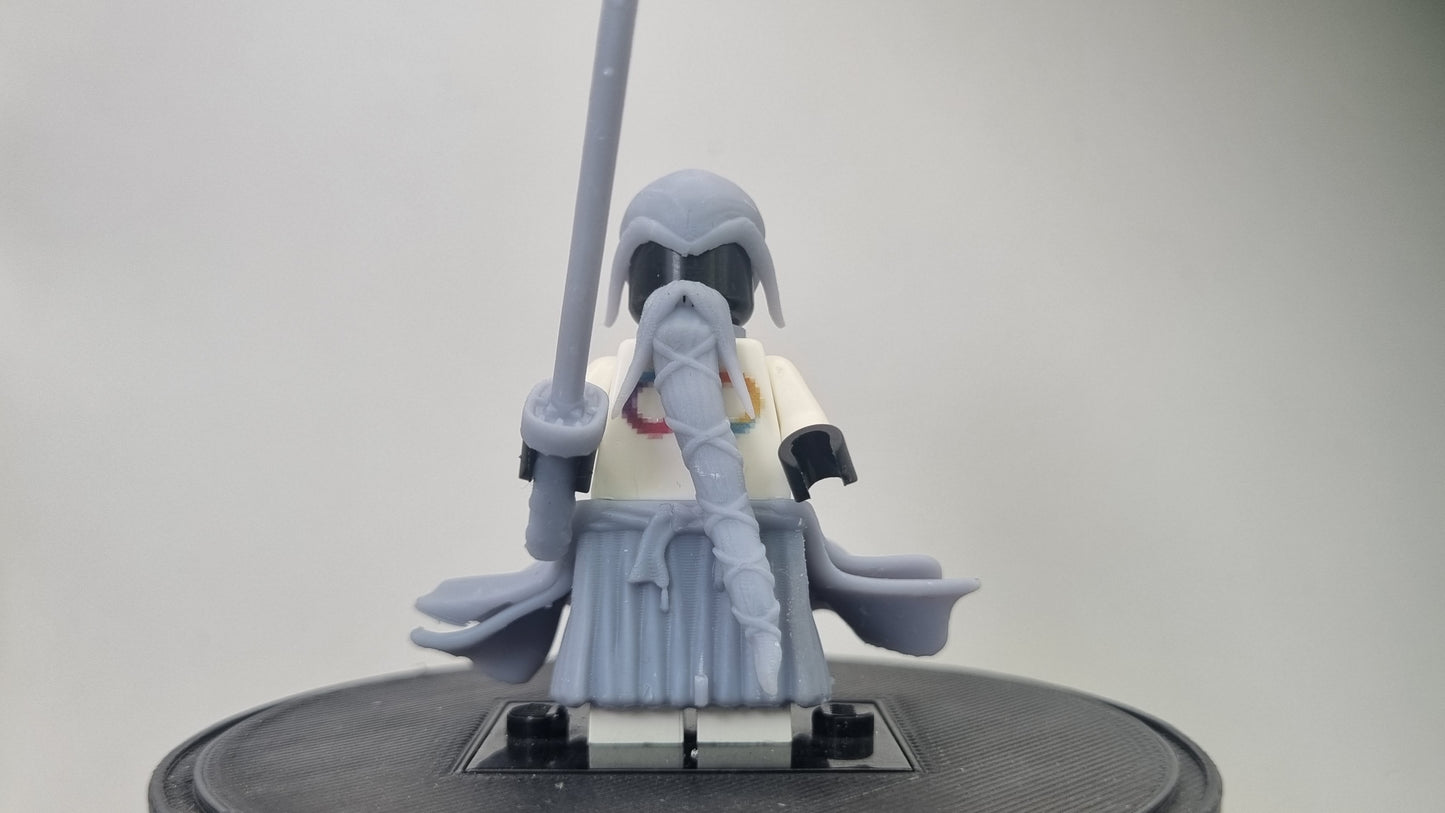 Building toy custom 3D printed soul catcher with beard!
