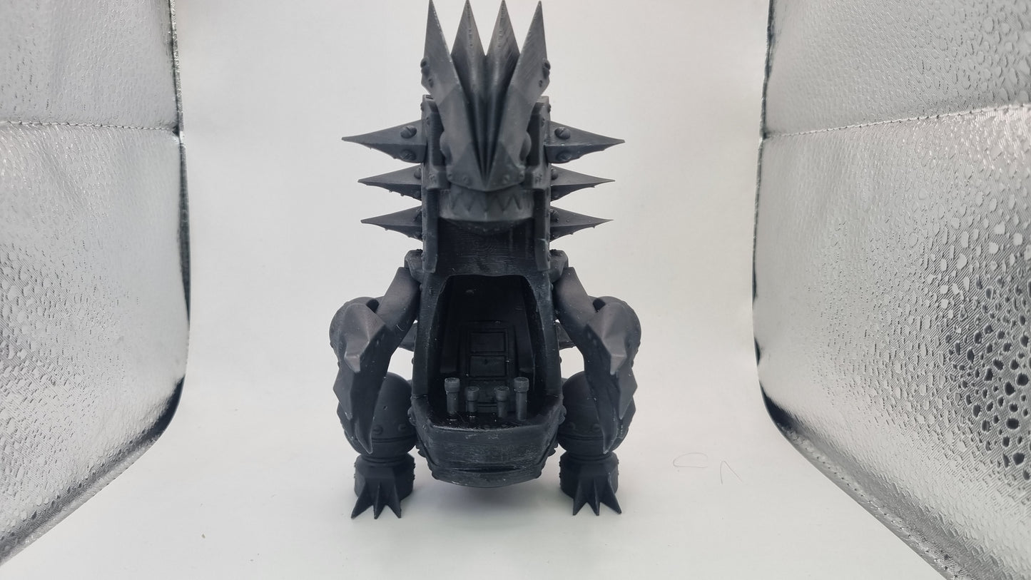 Building toy custom 3D printed animals to catch giant robot walker!