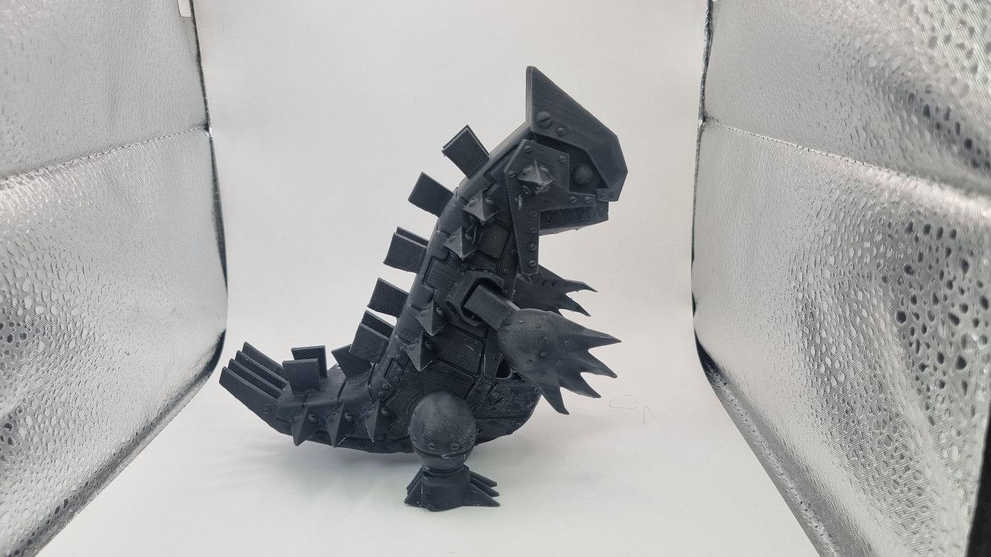 Building toy custom 3D printed animals to catch giant robot walker!