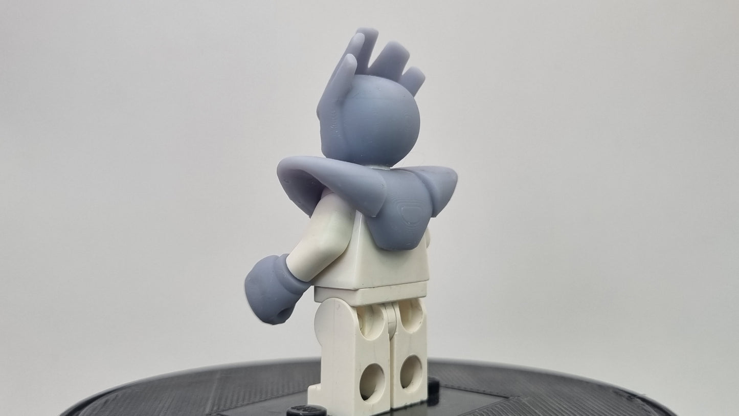 Building toy custom 3D printed animal to catch that's ready to fight!