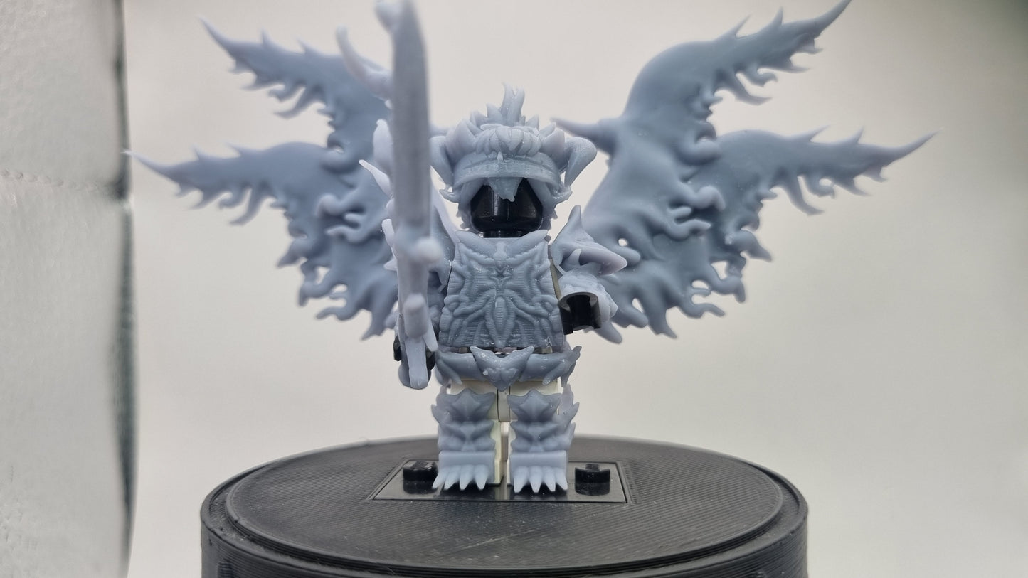 Building toy custom 3D printed animal to catch with medium plant on his back!