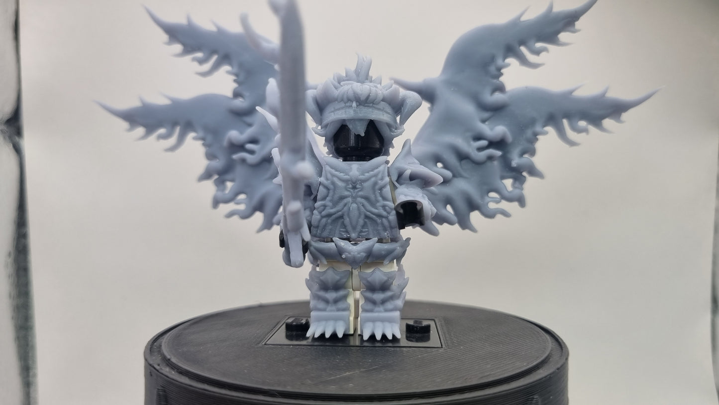 Building toy custom 3D printed animal to catch with medium plant on his back!
