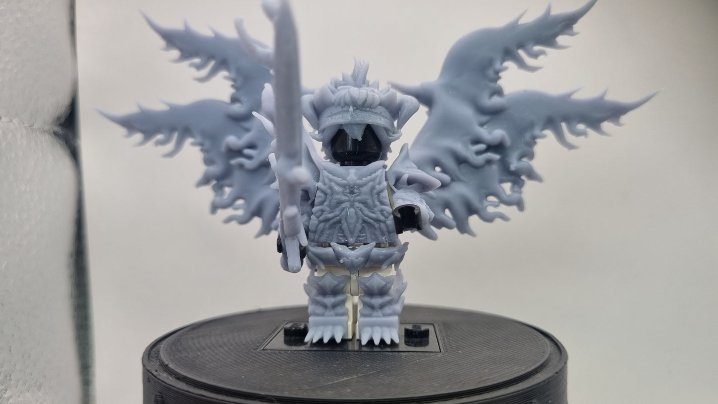 Building toy custom 3D printed animal to catch with medium plant on his back!