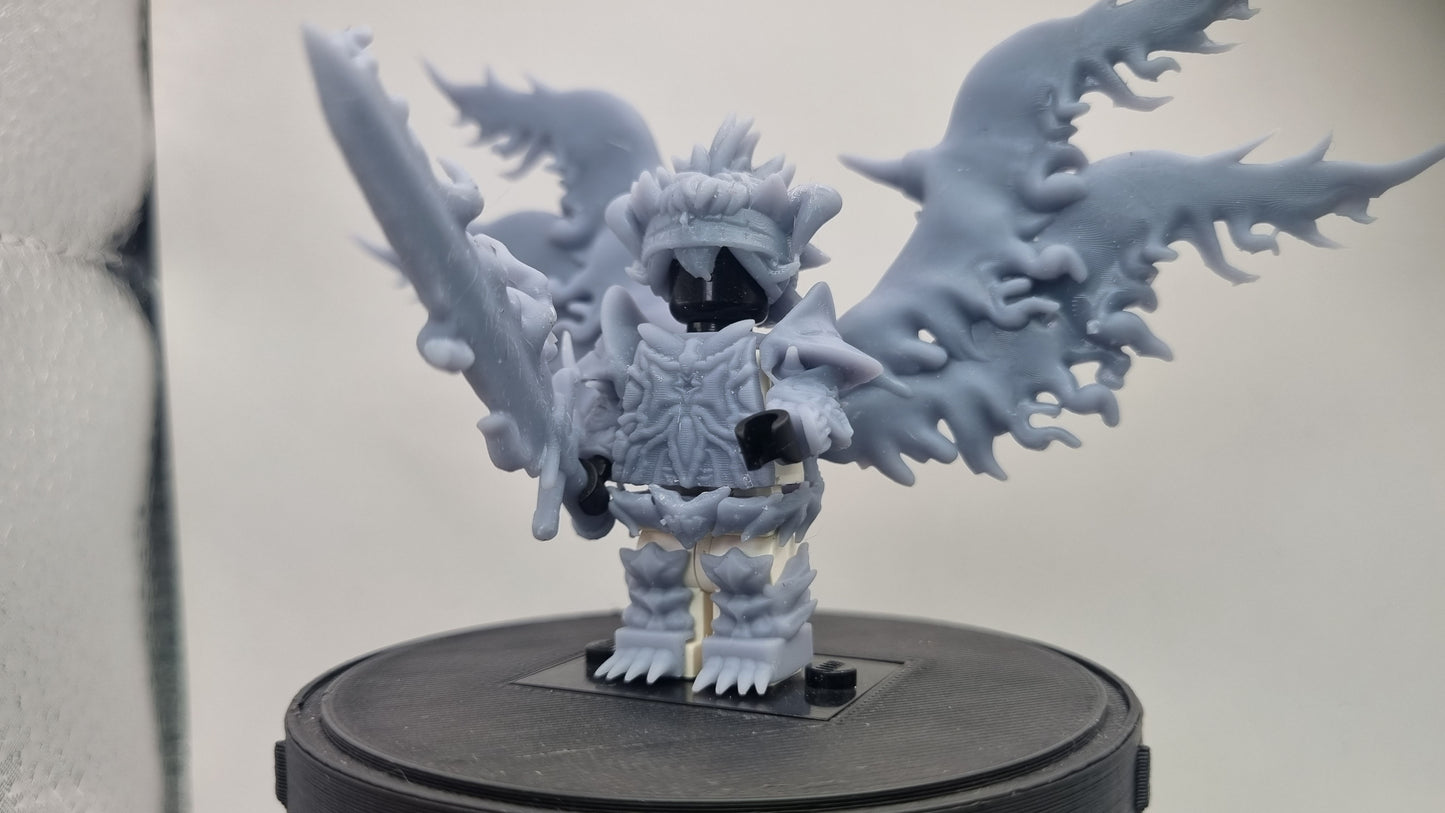 Building toy custom 3D printed animal to catch with medium plant on his back!