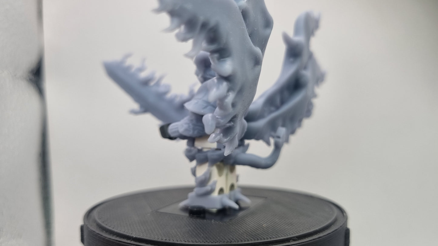 Building toy custom 3D printed animal to catch with medium plant on his back!