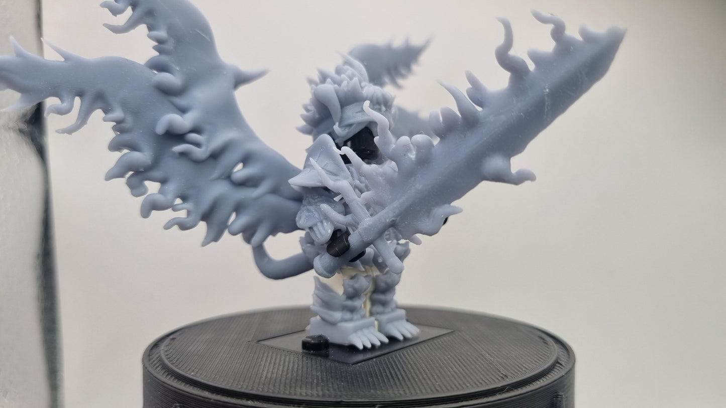 Building toy custom 3D printed animal to catch with medium plant on his back!