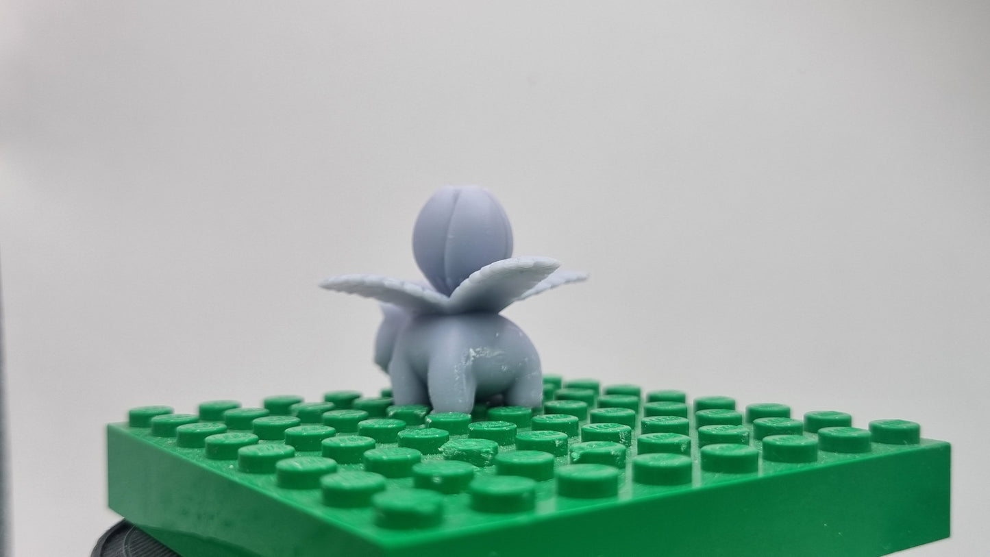 Building toy custom 3D printed animal to catch with medium plant on his back!