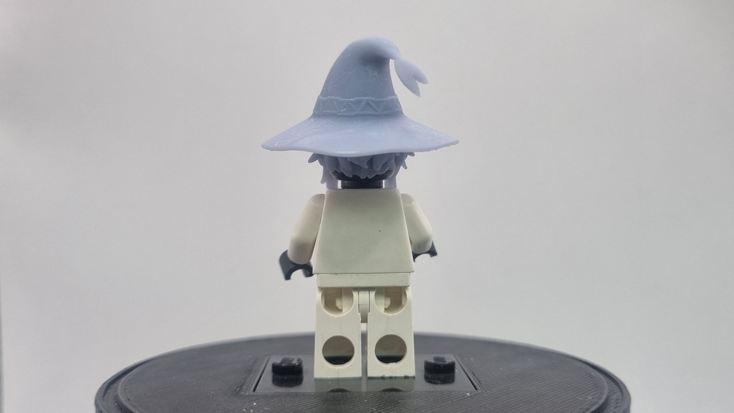 Building toy custom 3D printed female wizard crew hat!