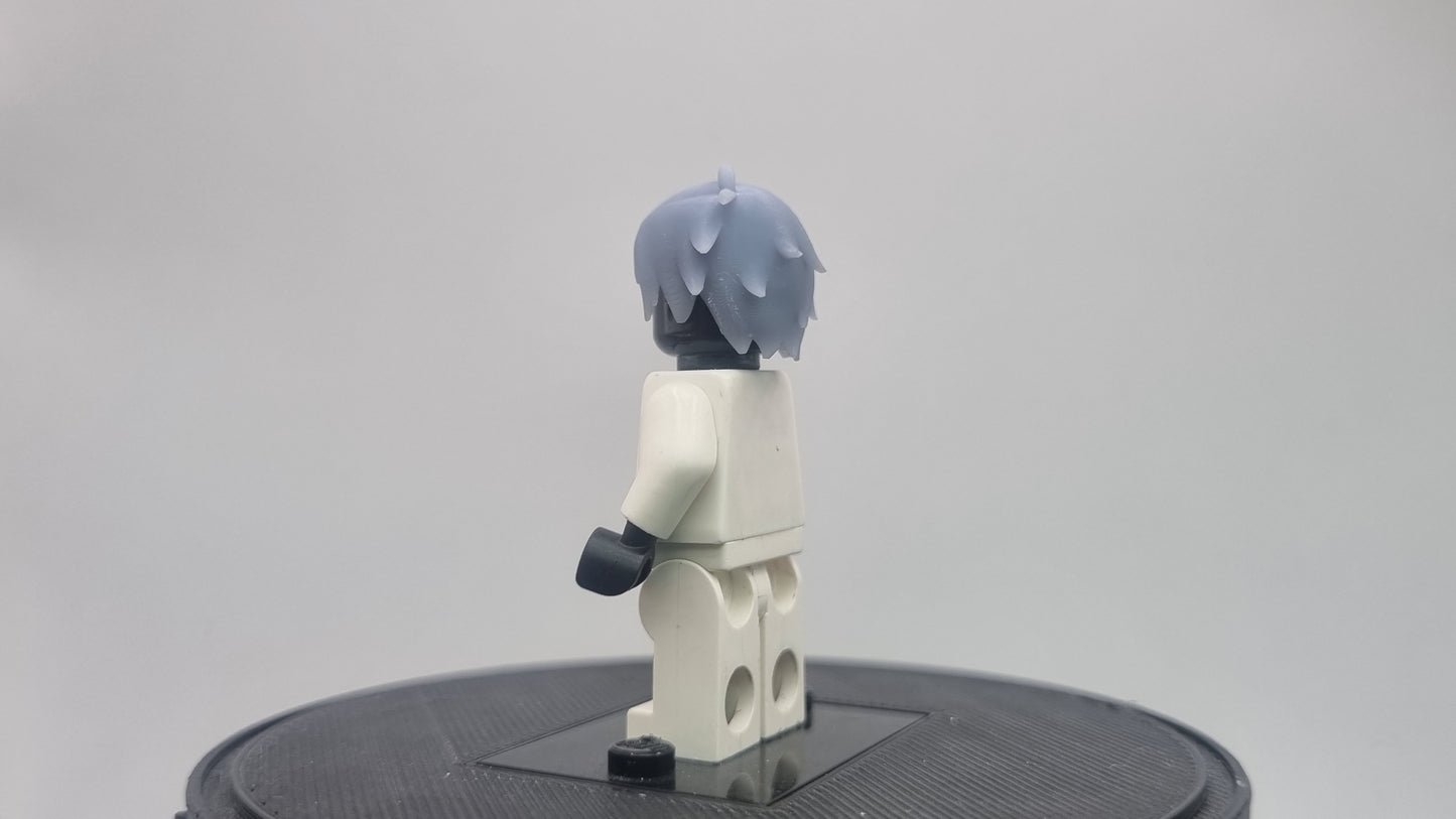 Building toy custom 3D printed wizard crew short haired hair!