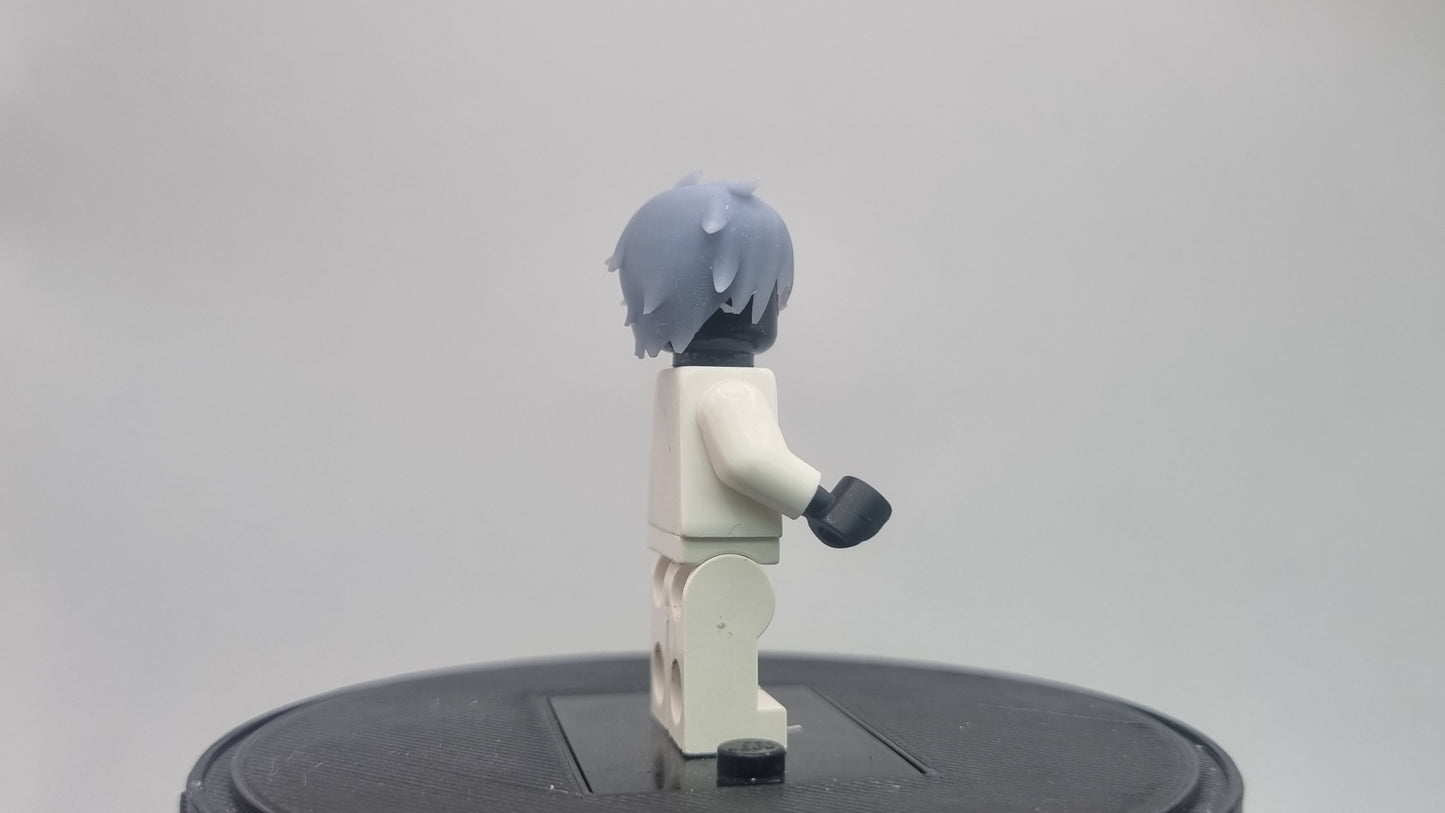 Building toy custom 3D printed wizard crew short haired hair!