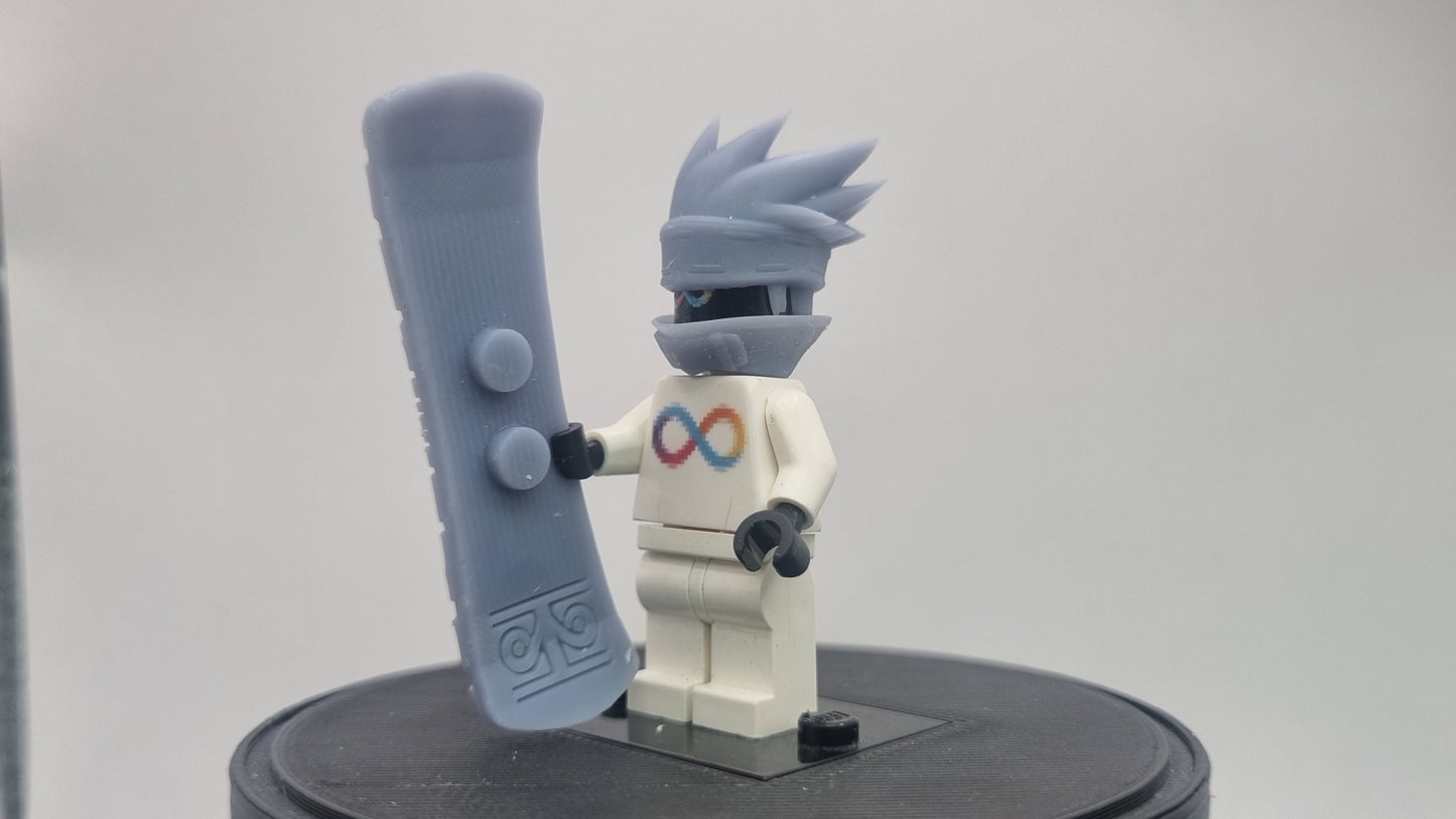Building toy custom 3D printed snow board dude!