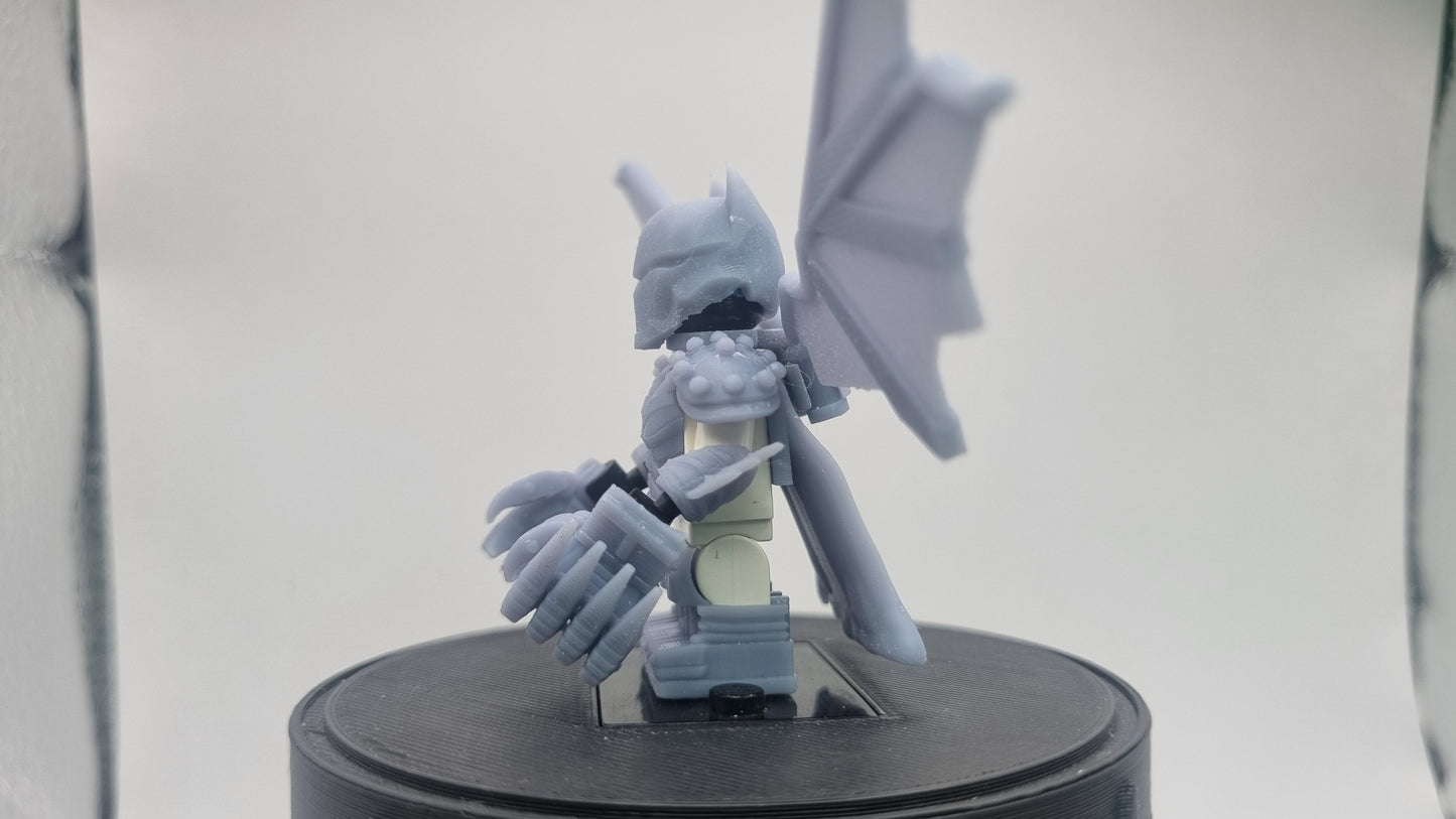Building toy custom 3D printed super hero bat with wings warmor set!