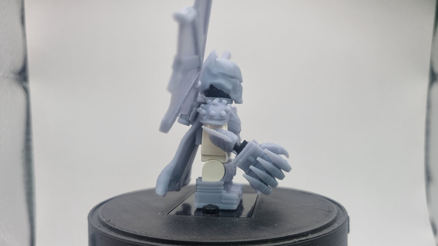 Building toy custom 3D printed super hero bat with wings warmor set!