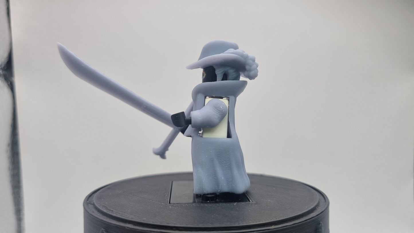 Building toy custom 3D printed best swords man pirate!