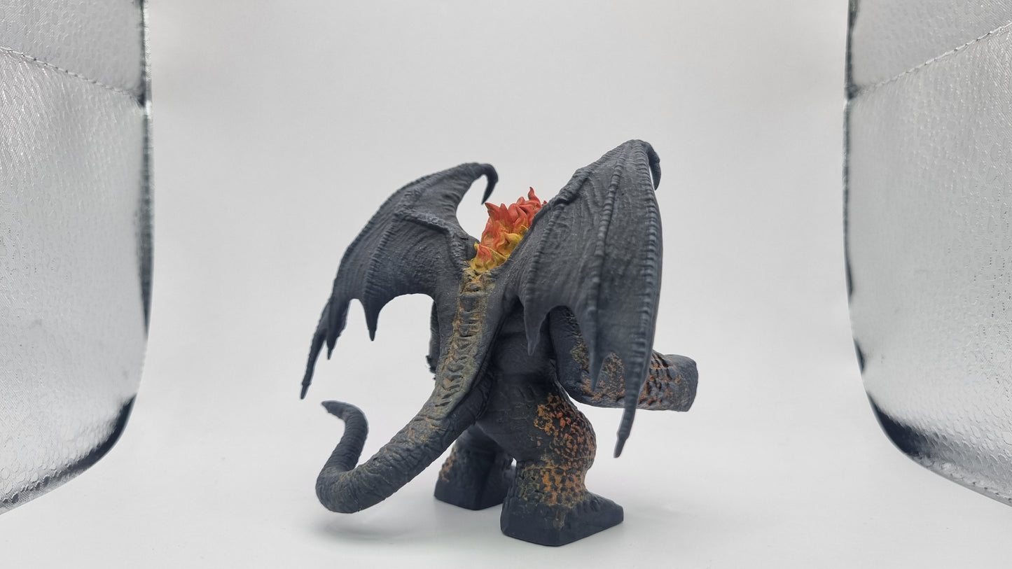 Building toy custom 3D printed fight for the rings keeper of the gate painted!