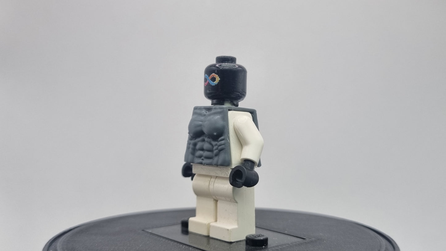 Building toy custom 3D printed muscalar torso! Printed in 12k high resolution resin!