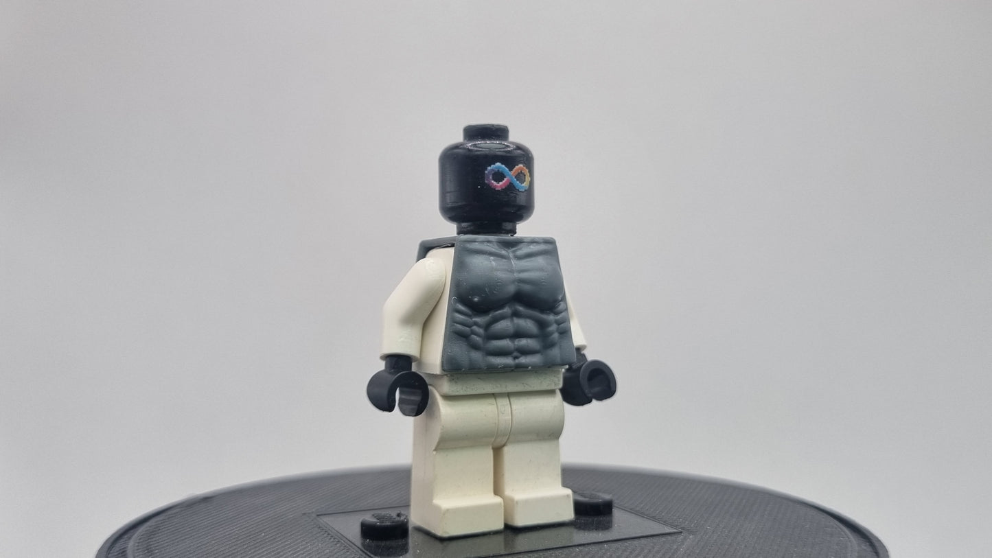 Building toy custom 3D printed muscalar torso! Printed in 12k high resolution resin!