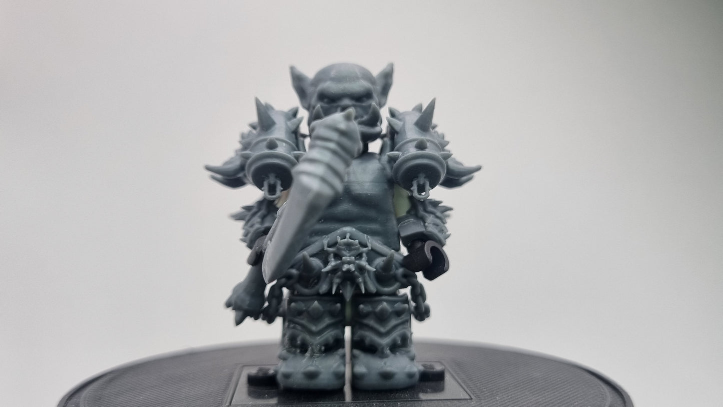 Building toy custom 3D printed wow troll! Printed in 12k high resolution resin!