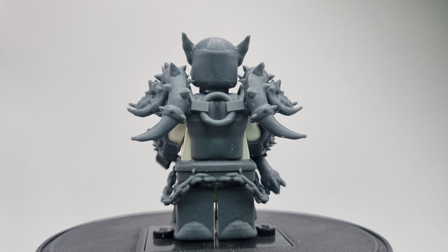 Building toy custom 3D printed wow troll! Printed in 12k high resolution resin!