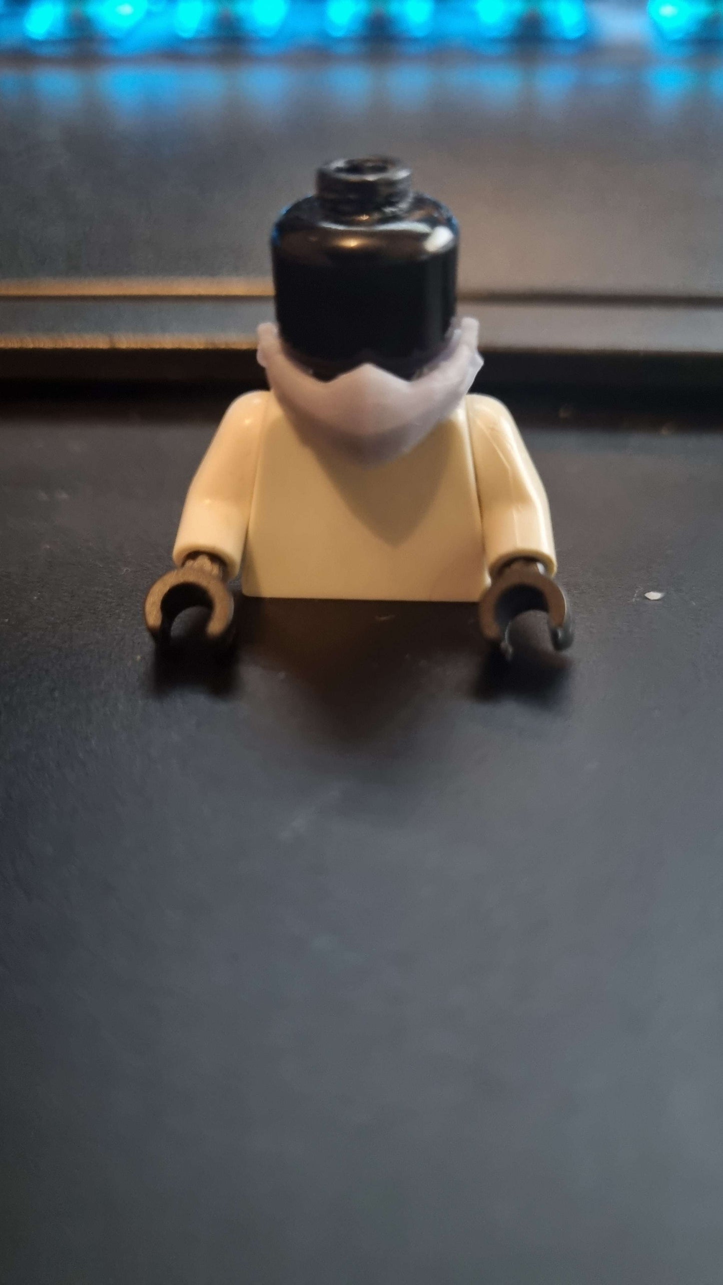 Building toy custom 3D printed bunny mask and mouth guard
