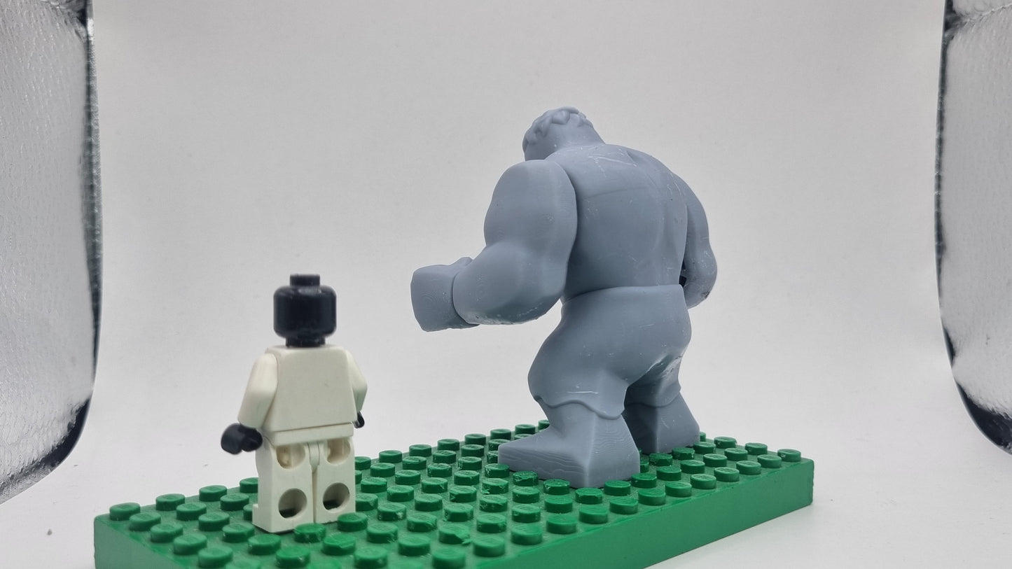 Building toy custom 3D printed super hero not alive big fig!