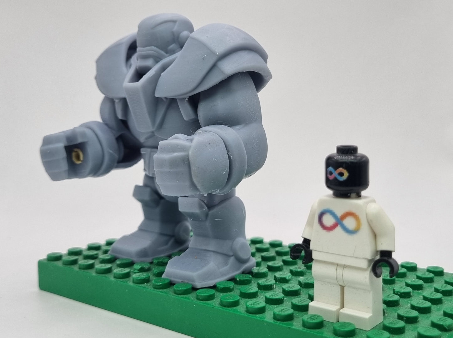 Building toy custom 3D printed super hero ancient mutated god!