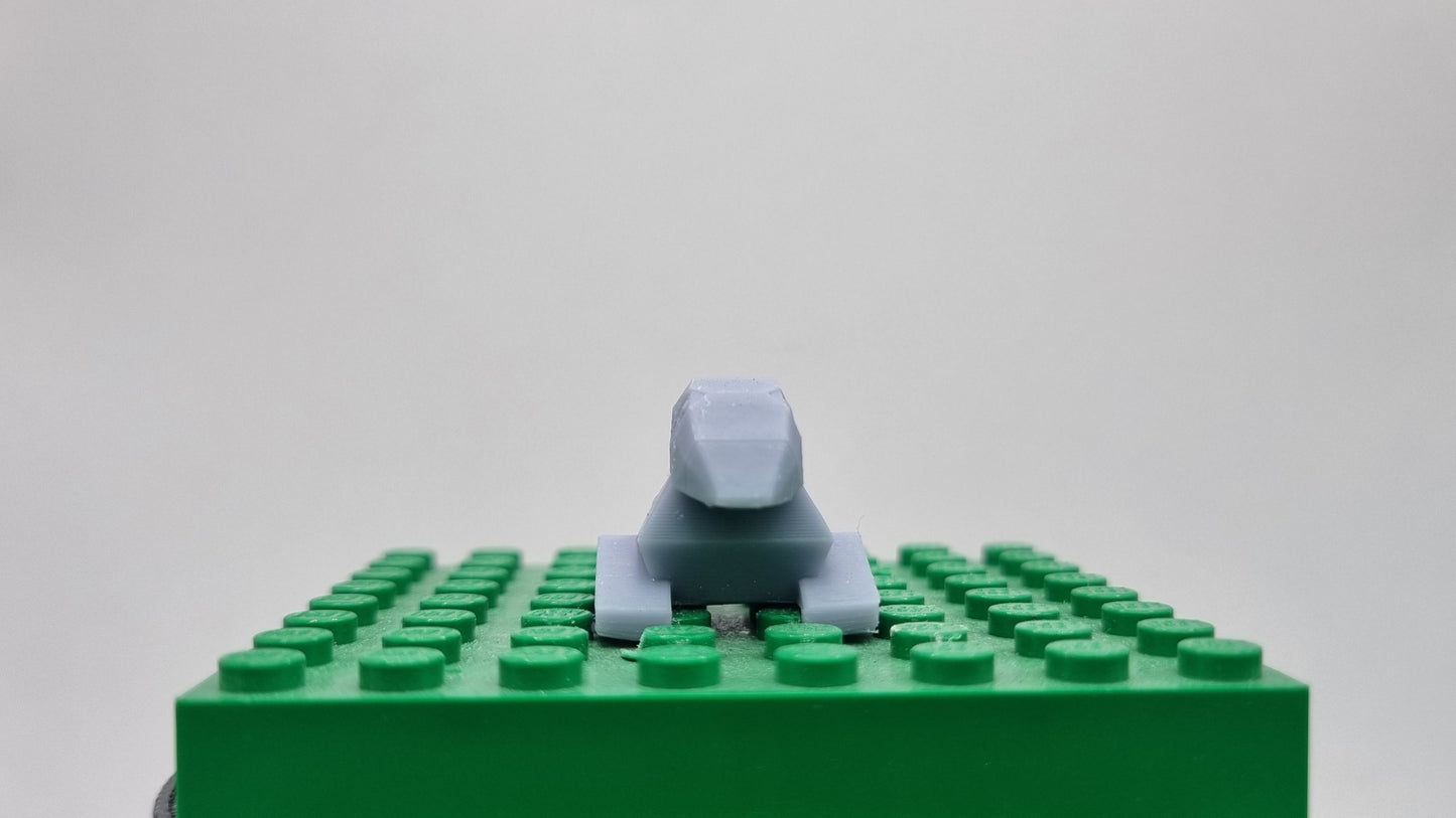 Building toy custom 3D printed animal to catch blocky animal!