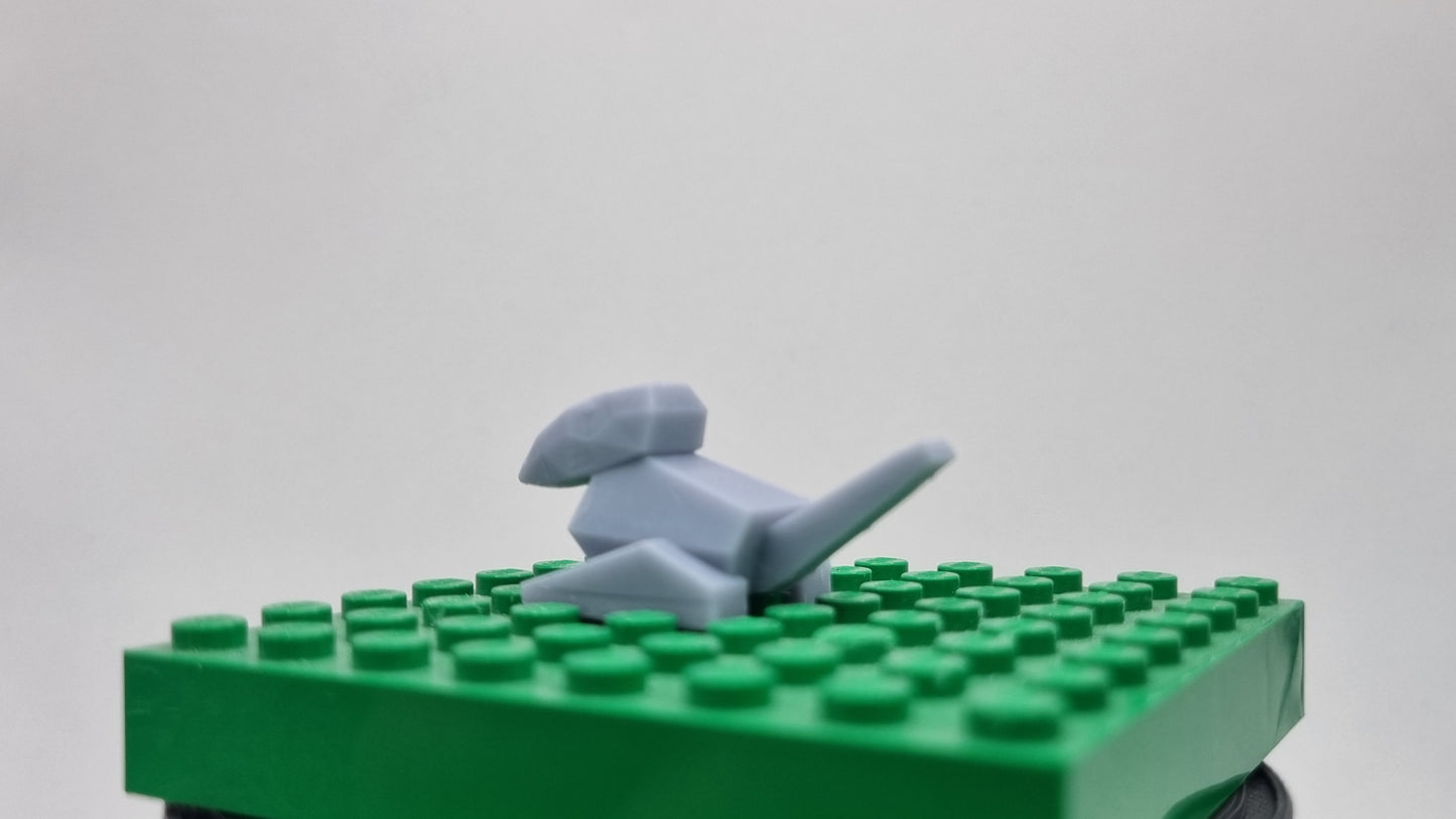 Building toy custom 3D printed animal to catch blocky animal!