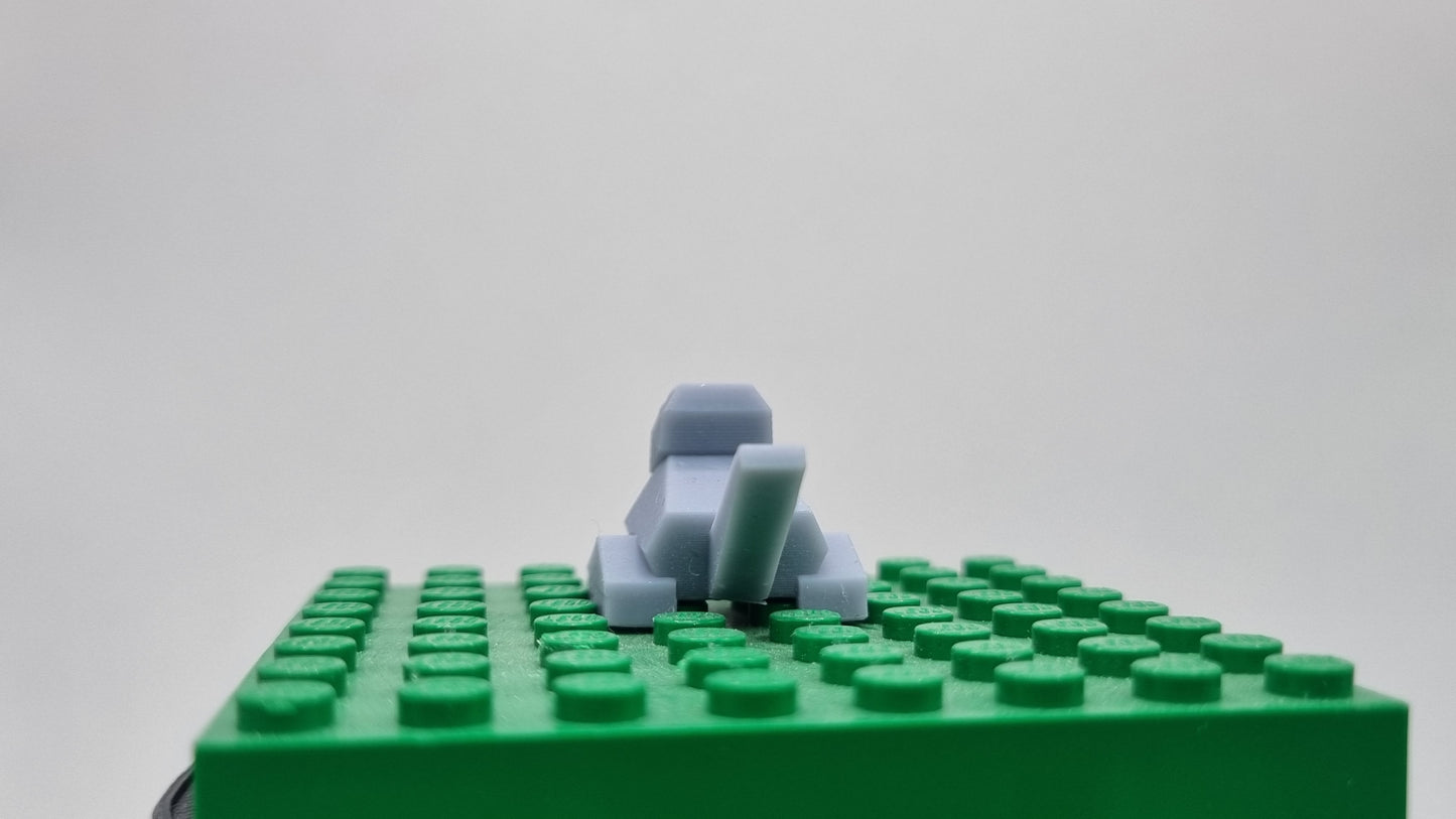 Building toy custom 3D printed animal to catch blocky animal!