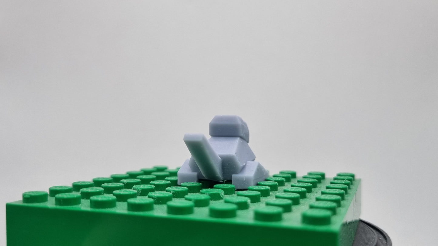 Building toy custom 3D printed animal to catch blocky animal!